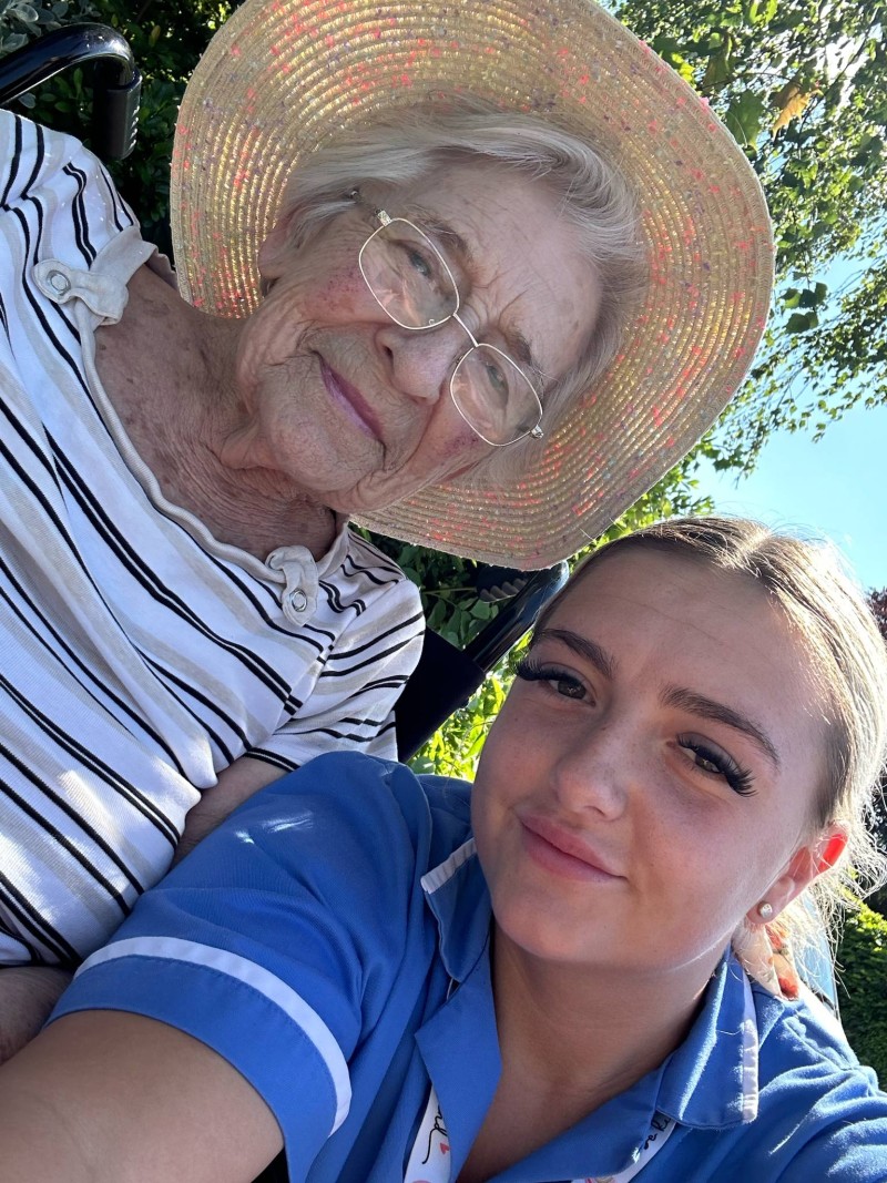 Betty had a lovely time out with Leah.